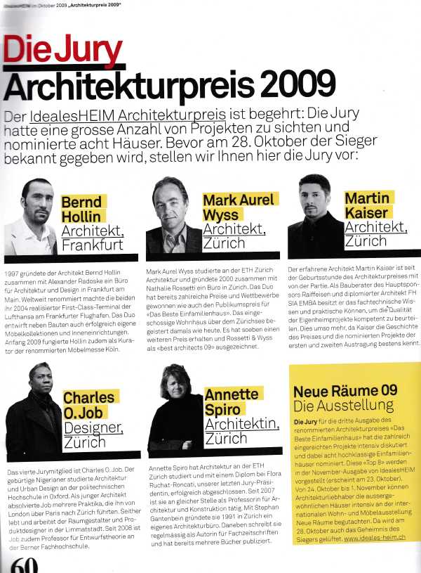 Jury Architekturpreis